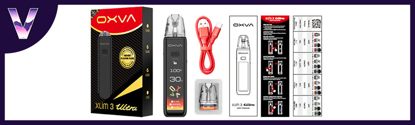 contenu du kit Xlim 3 Ultra de OXVA